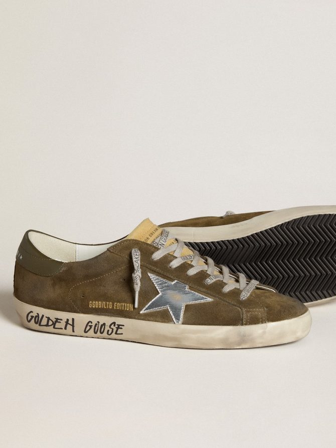 Men’s Super-Star LTD in suede with metallic leather star and leather heel tab - Image 4