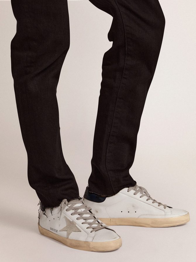 Men’s Super-Star with suede star and blue heel tab - Image 3