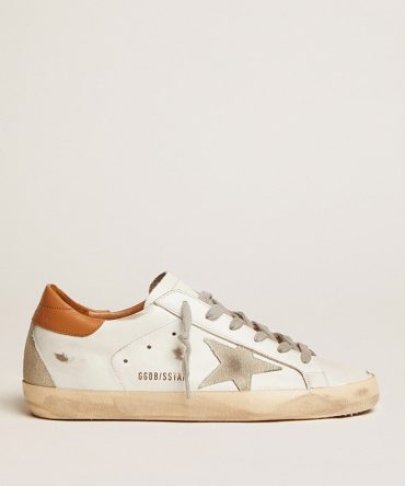 Men’s Super-Star sneakers with suede star and brown heel tab