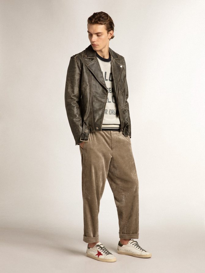 Men’s Super-Star with red suede star and green leather heel tab - Image 3