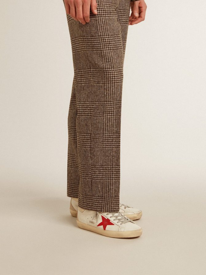 Men’s Super-Star in nappa with red star and cream leather heel tab - Image 3