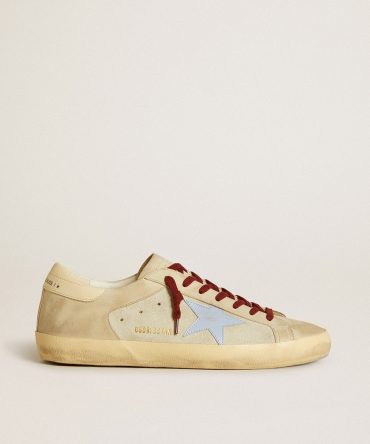 Super-Star in suede and nubuck with leather star and heel tab