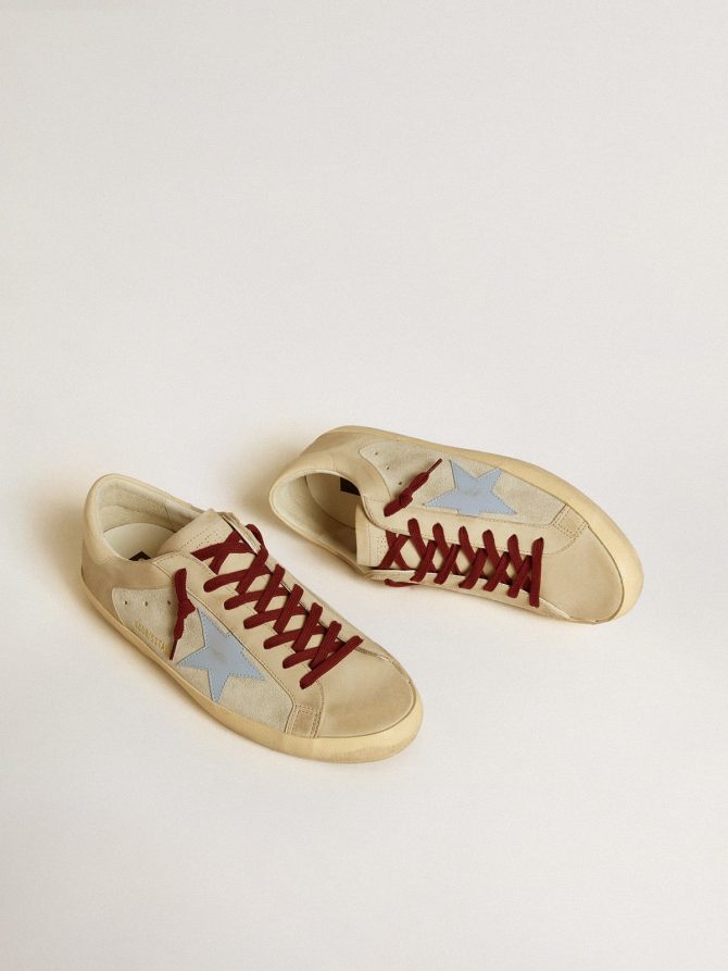 Super-Star in suede and nubuck with leather star and heel tab - Image 2
