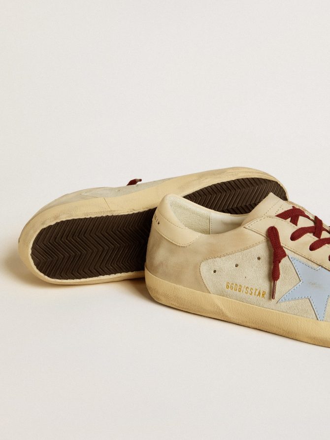 Super-Star in suede and nubuck with leather star and heel tab - Image 3