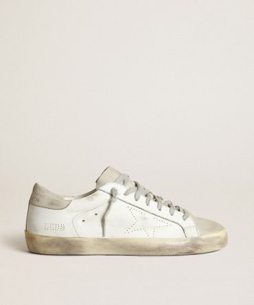 Men’s Super-Star with perforated star and ice-gray heel tab