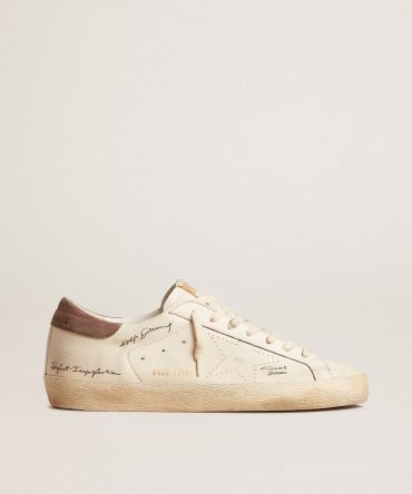 Men’s Super-Star in nappa leather with perforated star and suede heel tab