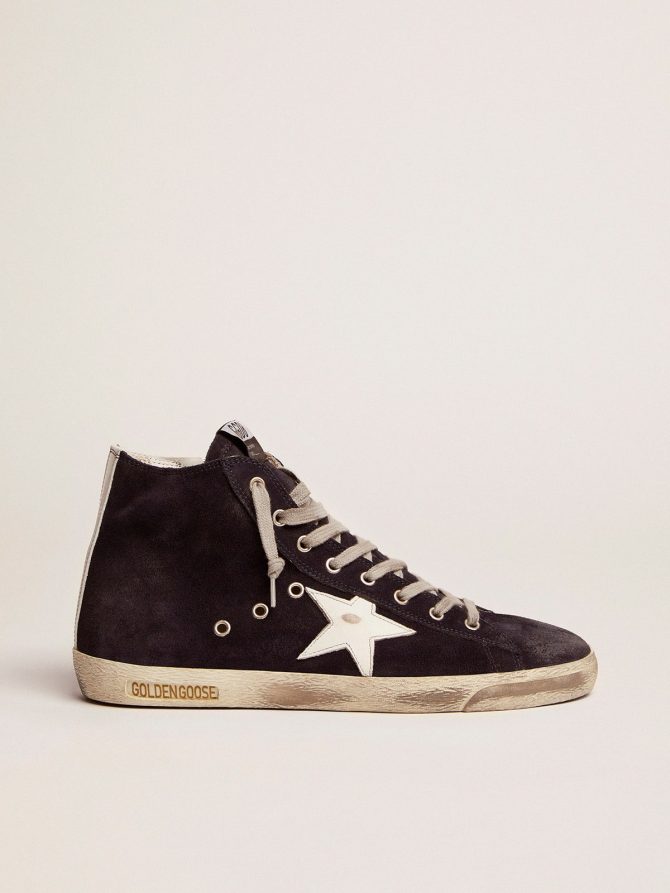 Men’s Francy in leather with leather star and heel tab