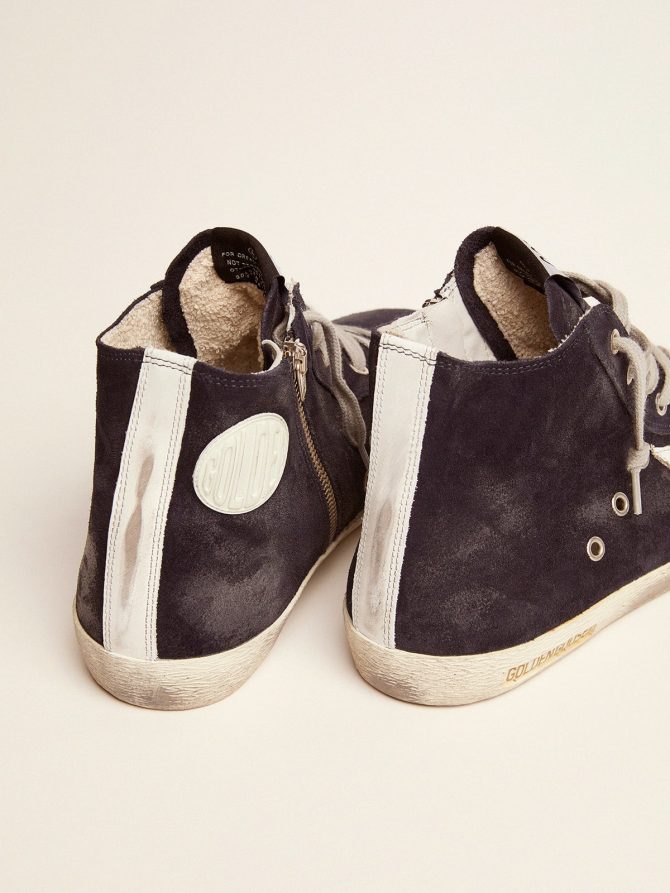 Men’s Francy in leather with leather star and heel tab - Image 5