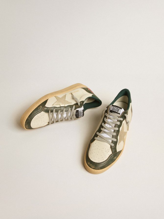 Ball Star LTD with platinum leather star and green leather heel tab - Image 2