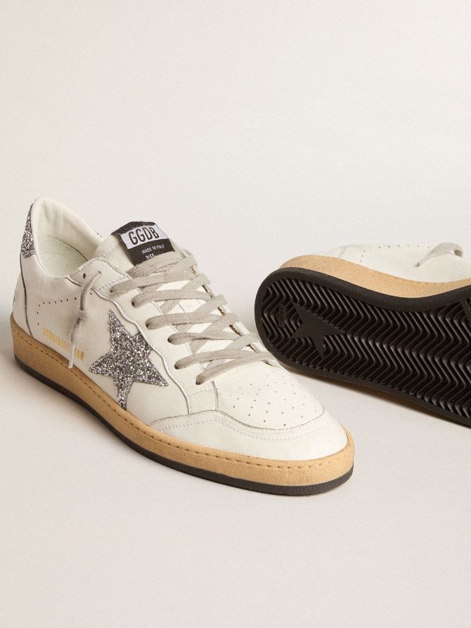 Men’s Ball Star Wishes in nappa leather with glitter star and heel tab - Image 4