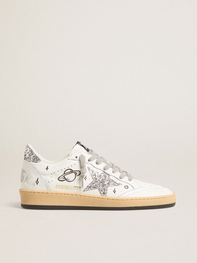 Men’s Ball Star Wishes in nappa leather with glitter star and heel tab - Image 5