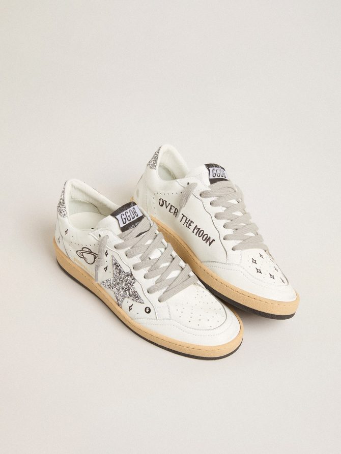 Men’s Ball Star Wishes in nappa leather with glitter star and heel tab - Image 6
