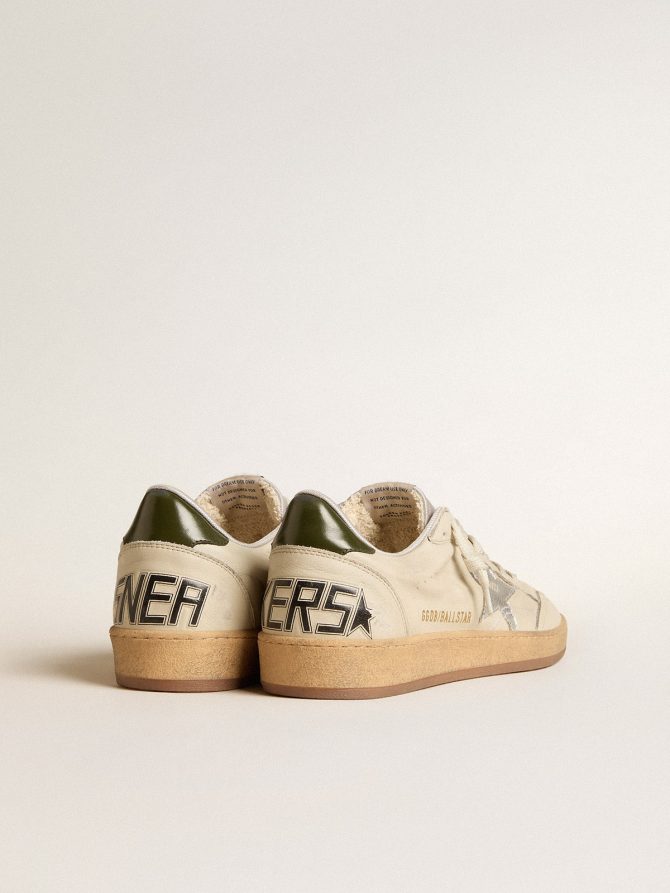 Men’s Ball Star with silver leather star and green leather heel tab - Image 4