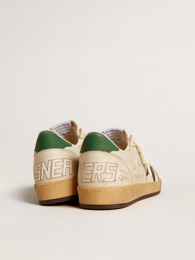 Men’s Ball Star with black leather star and green leather heel tab - Image 5