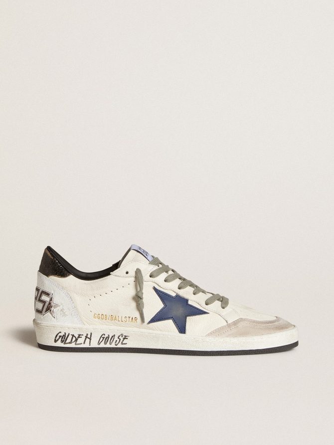 Men’s Ball Star in nappa with leather star and metallic leather heel tab