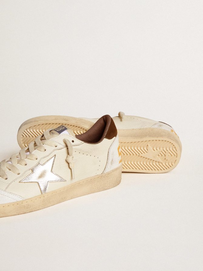 Ball Star LTD in nappa with metallic leather star and suede heel tab - Image 4