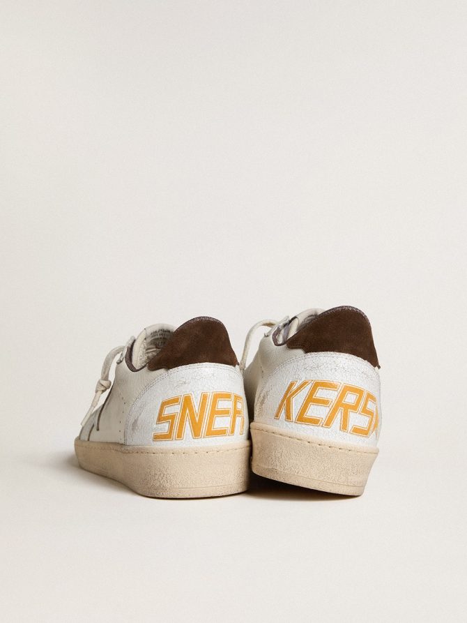 Ball Star LTD in nappa with metallic leather star and suede heel tab - Image 5