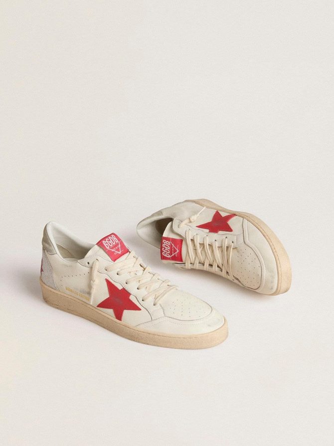 Valentine’s Day Men’s Ball Star with red leather star and red Swarovski lettering - Image 3