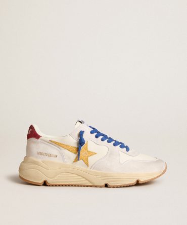 Running Sole LTD in nappa with leather star and suede heel tab