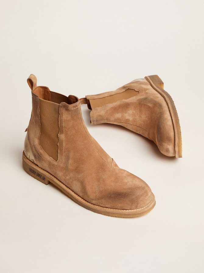 John Chelsea boots in caramel-colored suede - Image 2