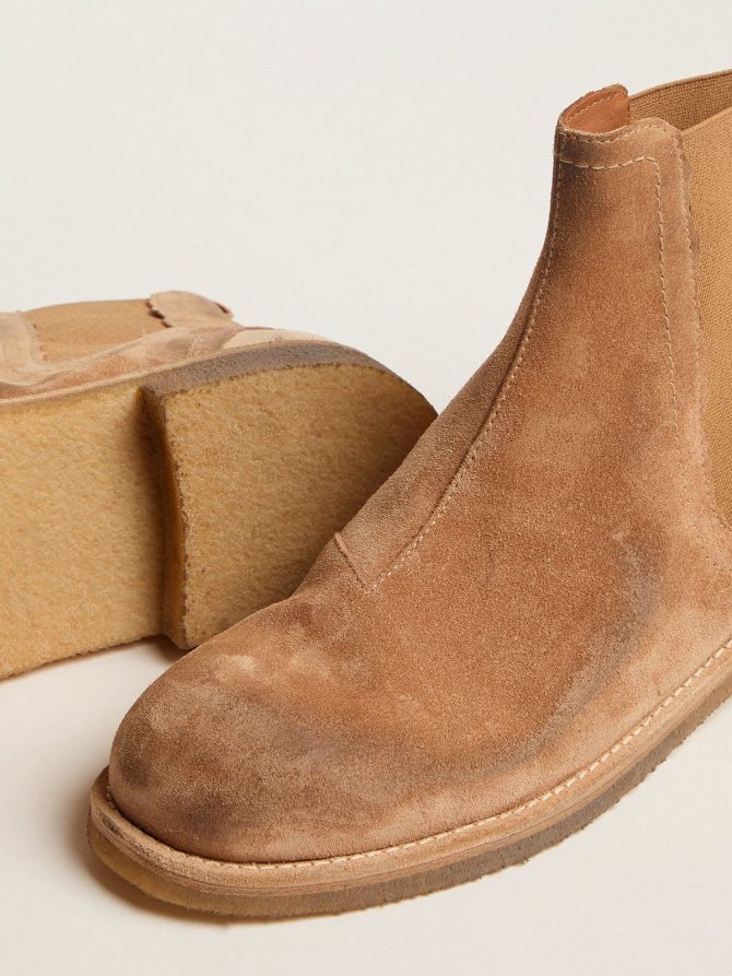 John Chelsea boots in caramel-colored suede - Image 3
