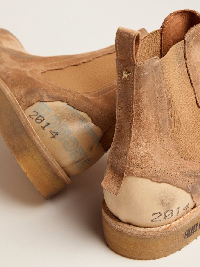 John Chelsea boots in caramel-colored suede - Image 4