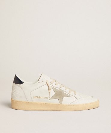 Ball Star with ice-gray suede star and blue leather heel tab