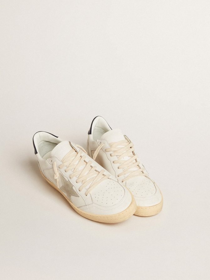 Ball Star with ice-gray suede star and blue leather heel tab - Image 2
