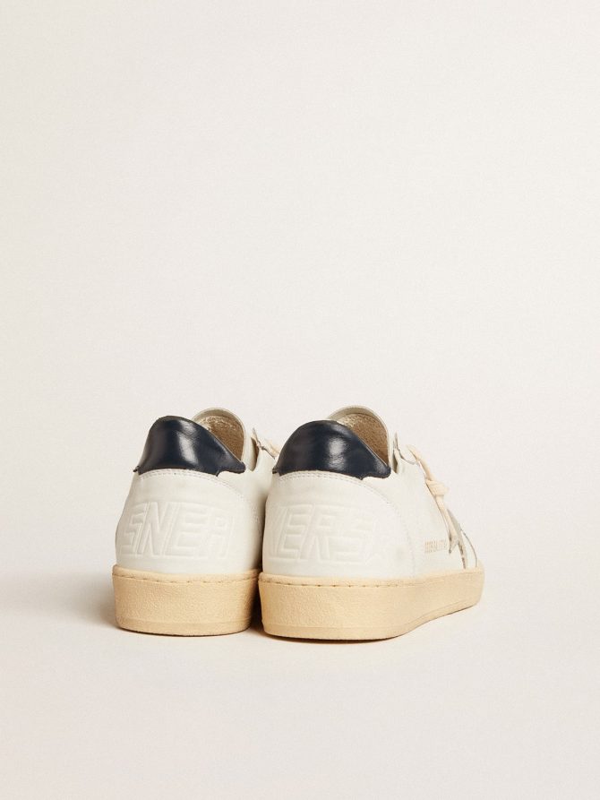 Ball Star with ice-gray suede star and blue leather heel tab - Image 5