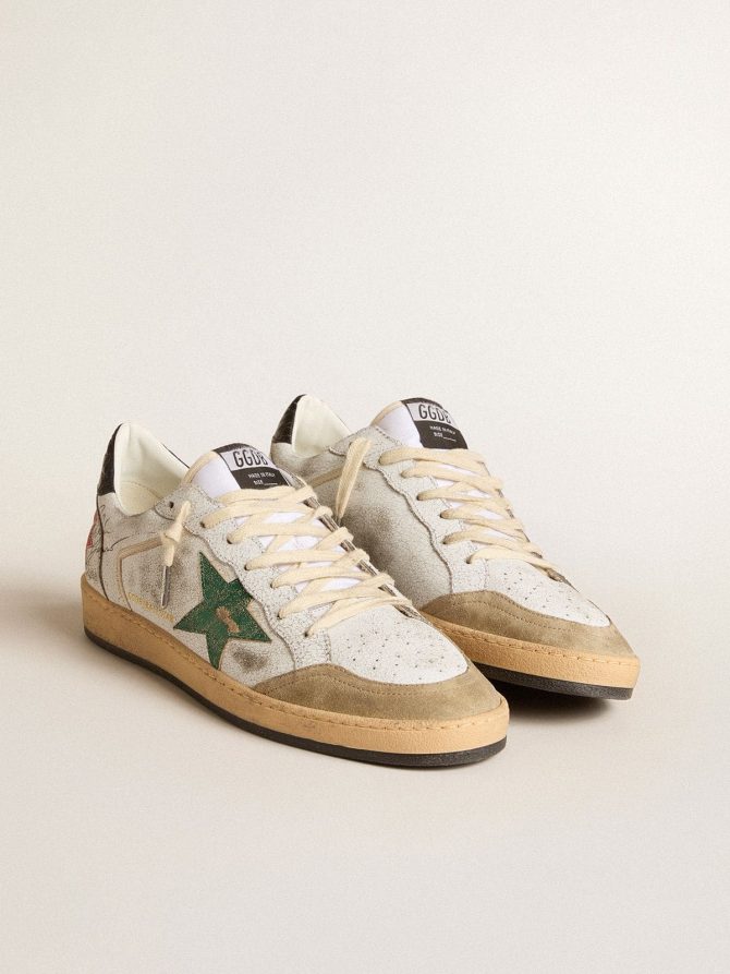Men’s Ball Star with metallic leather star and gray leather heel tab - Image 2