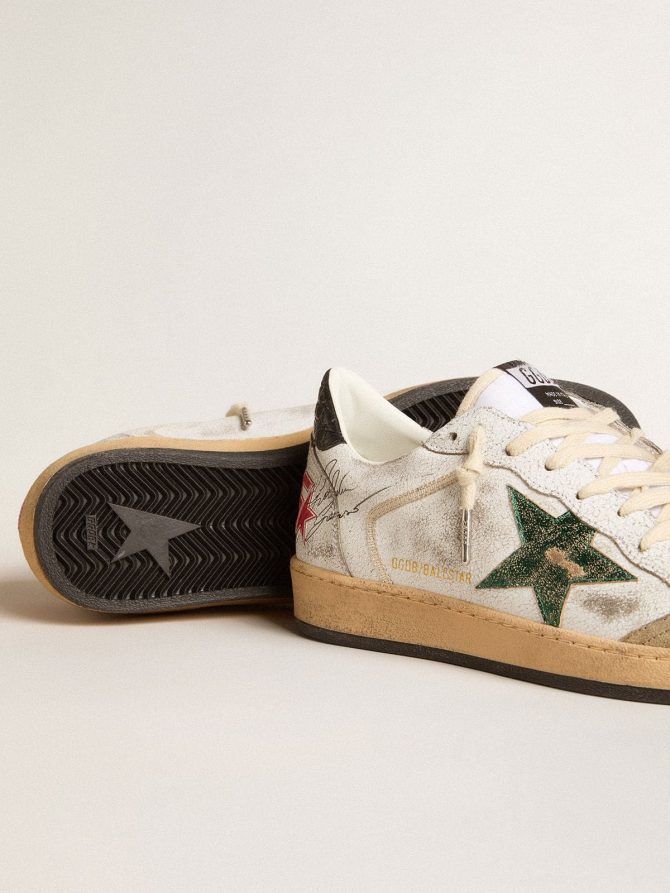Men’s Ball Star with metallic leather star and gray leather heel tab - Image 3