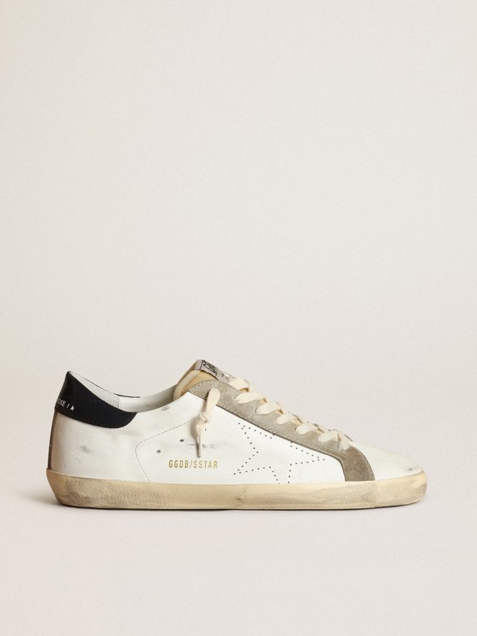 Men’s Super-Star with perforated star and blue heel tab