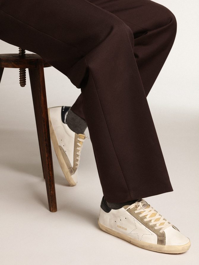Men’s Super-Star with perforated star and blue heel tab - Image 3