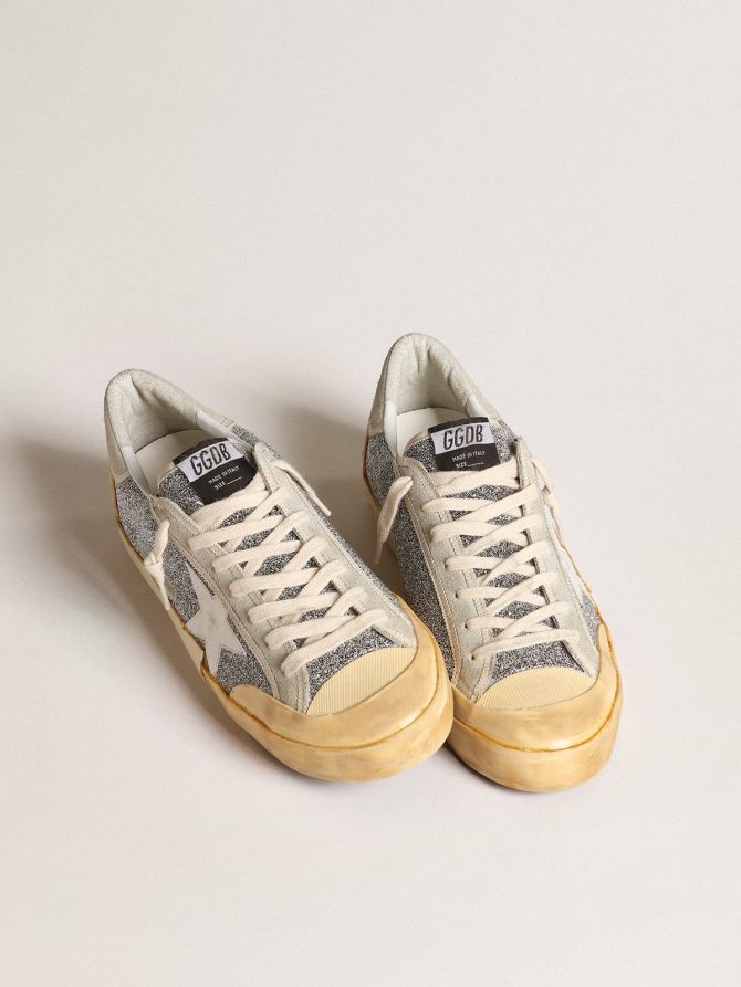 Men’s Super-Star LAB with white star and Swarovski glitter upper - Image 2