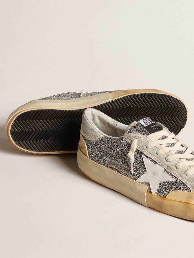 Men’s Super-Star LAB with white star and Swarovski glitter upper - Image 3