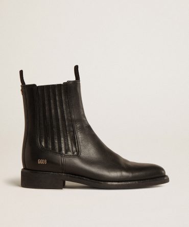 Men’s Chelsea boots in black leather