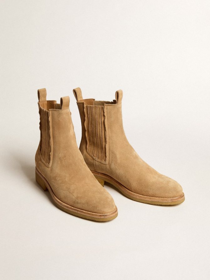 Chelsea boots in suede tobacco - Image 2