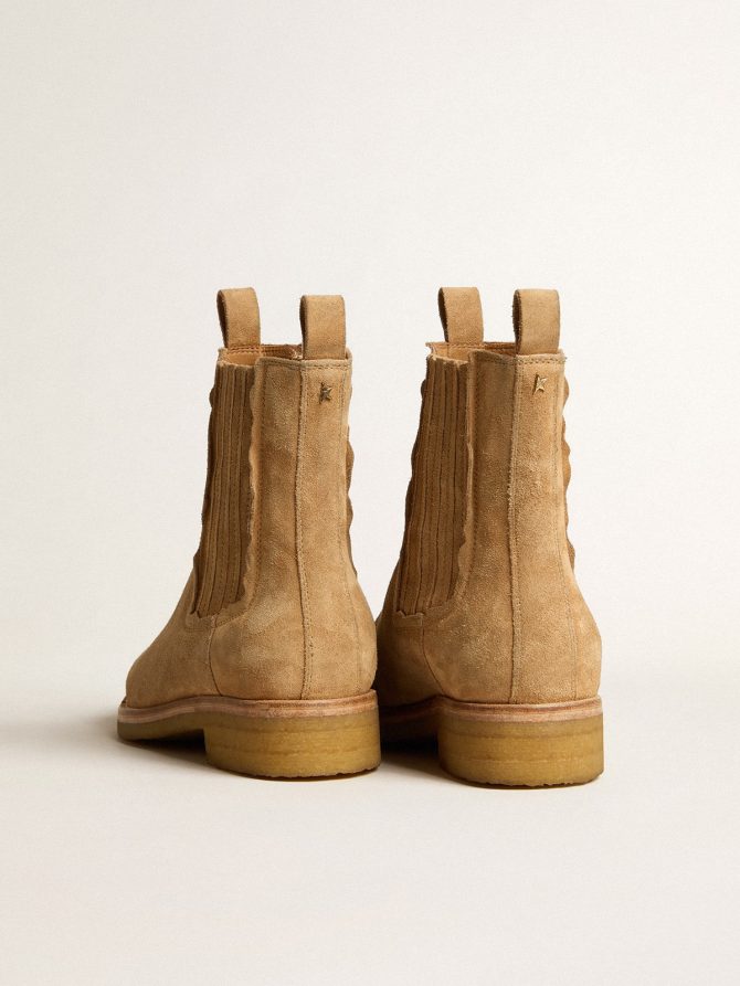 Chelsea boots in suede tobacco - Image 4