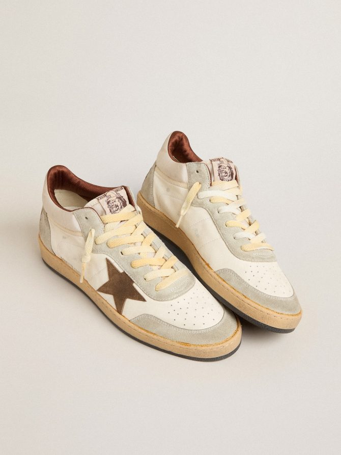 Ball Star LTD in nappa and nylon with suede star and inserts - Image 3