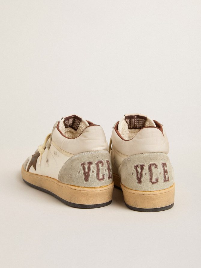 Ball Star LTD in nappa and nylon with suede star and inserts - Image 4