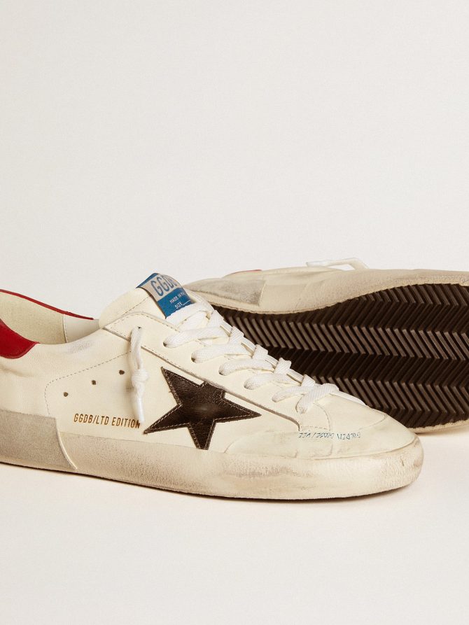 Men’s Super-Star LTD in nappa with metallic star and nubuck heel tab - Image 4