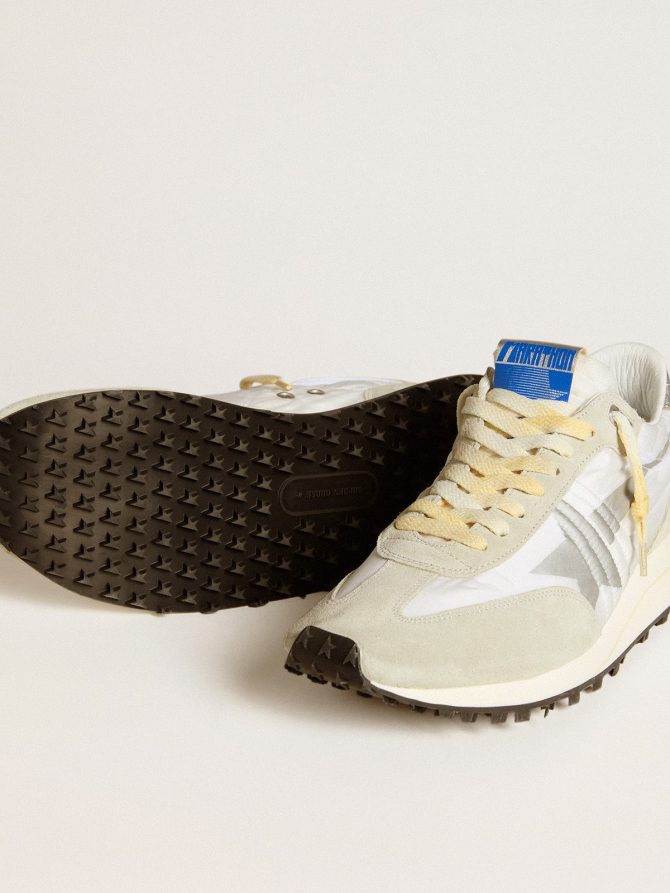 Men’s Marathon with white nylon upper and silver star - Image 4