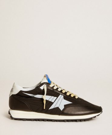 Men’s Marathon with black nylon upper and white star