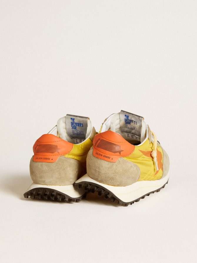 Men’s Marathon with yellow nylon upper and orange star - Image 5