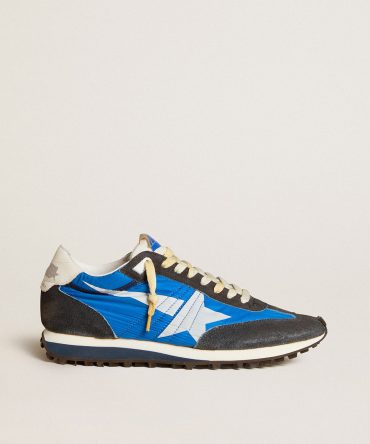 Men’s Marathon with blue nylon upper and white star
