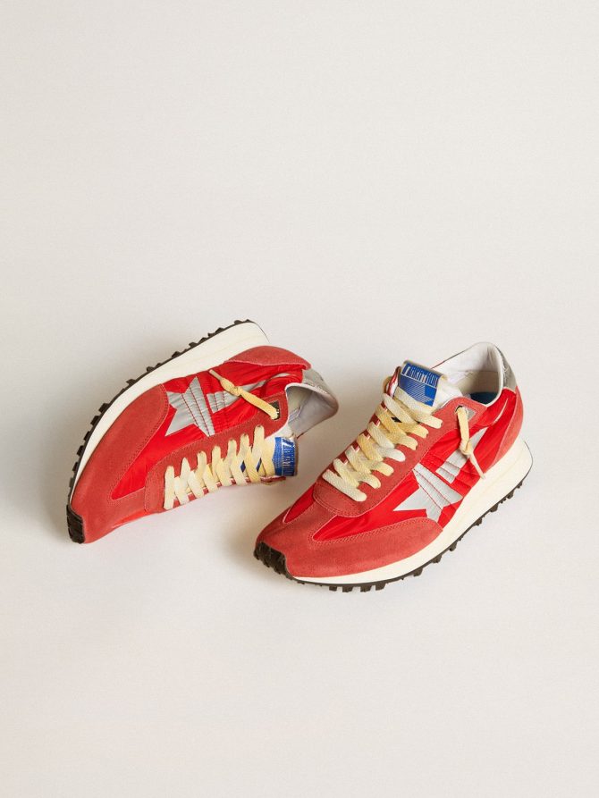 Men’s Marathon with red nylon upper and silver star - Image 2