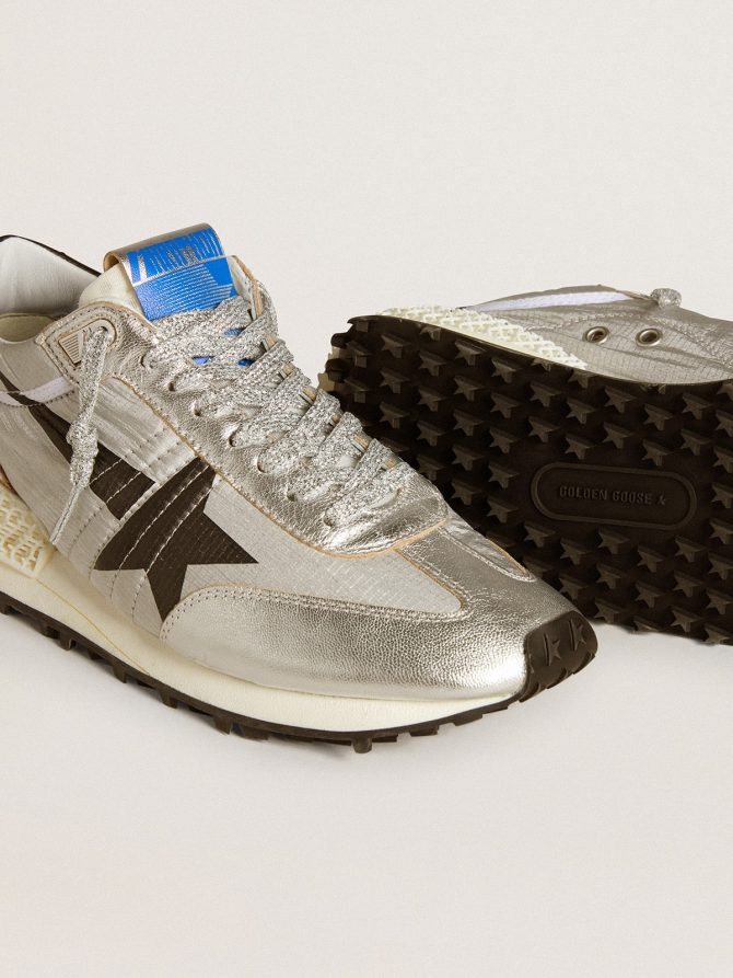 Men’s Marathon with silver ripstop nylon upper and black star - Image 4