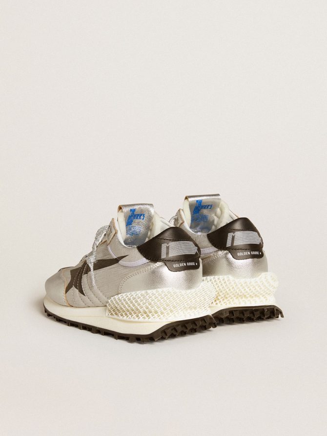 Men’s Marathon with silver ripstop nylon upper and black star - Image 5