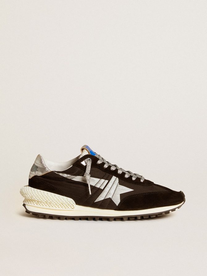 Men’s Marathon with black ripstop nylon upper and silver star