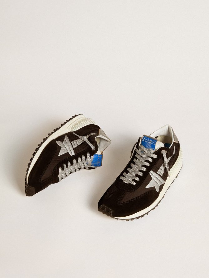 Men’s Marathon with black ripstop nylon upper and silver star - Image 2